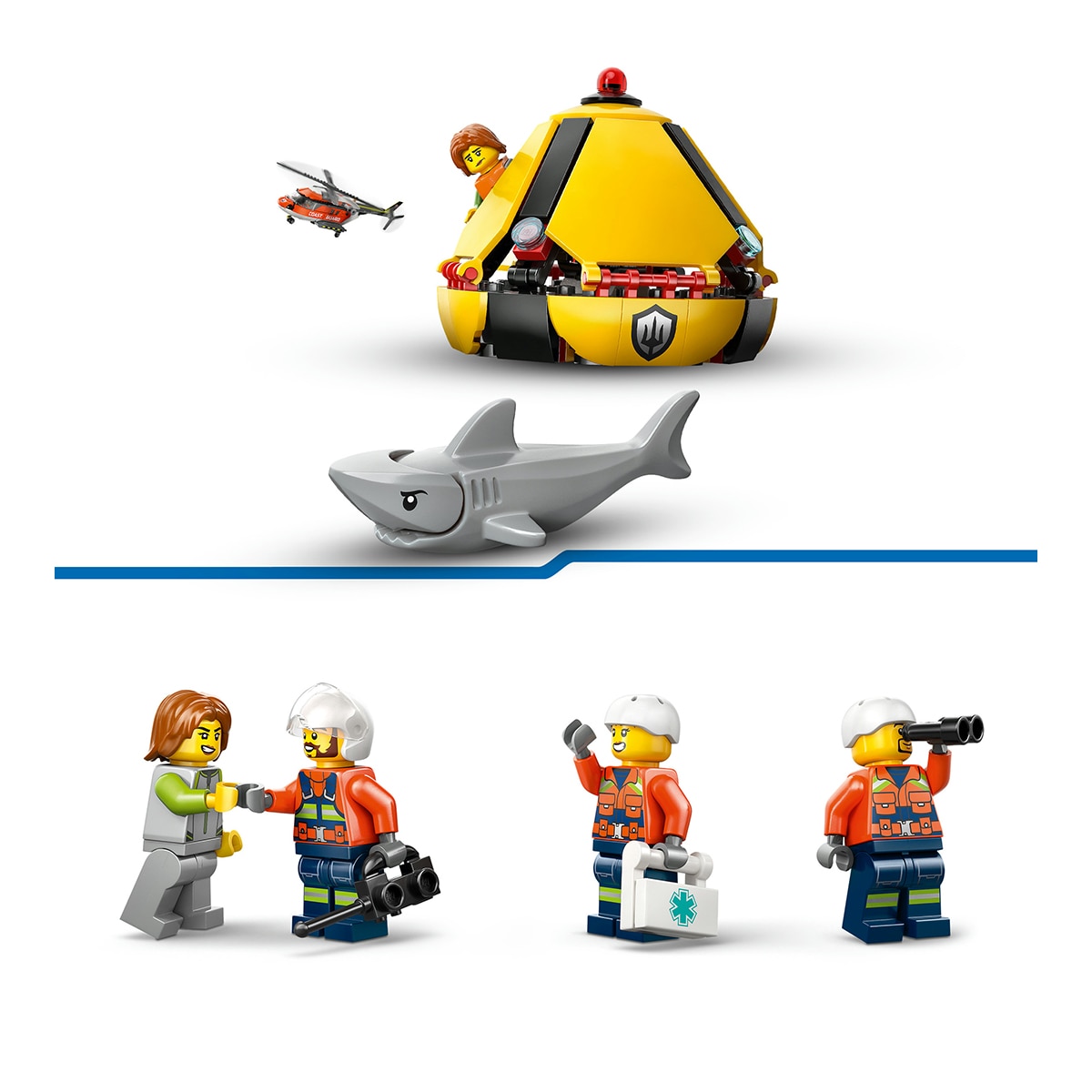 Juego de construcción Helicóptero de Guardacostas LEGO City Exploration - 60503 6
