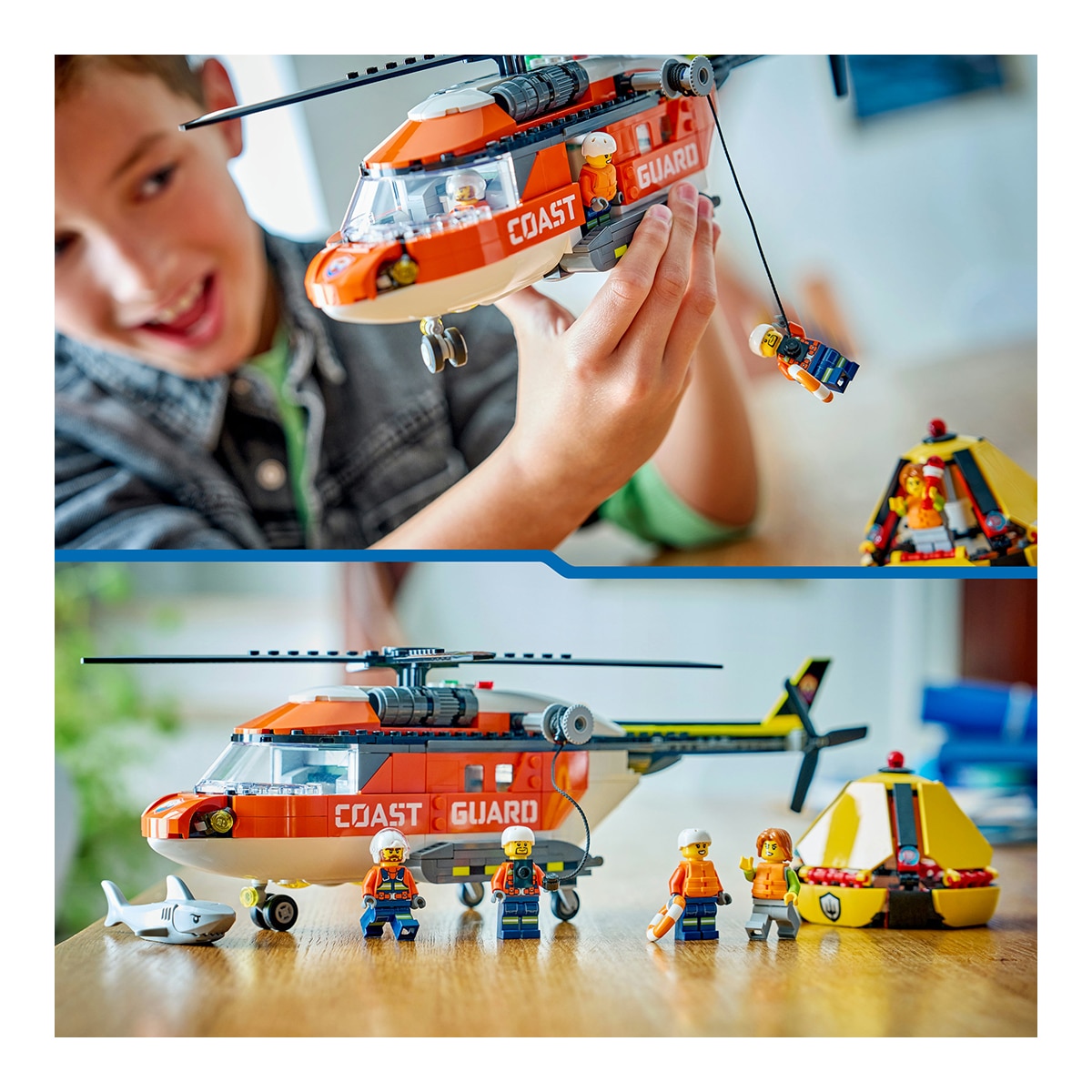 Juego de construcción Helicóptero de Guardacostas LEGO City Exploration - 60503 7