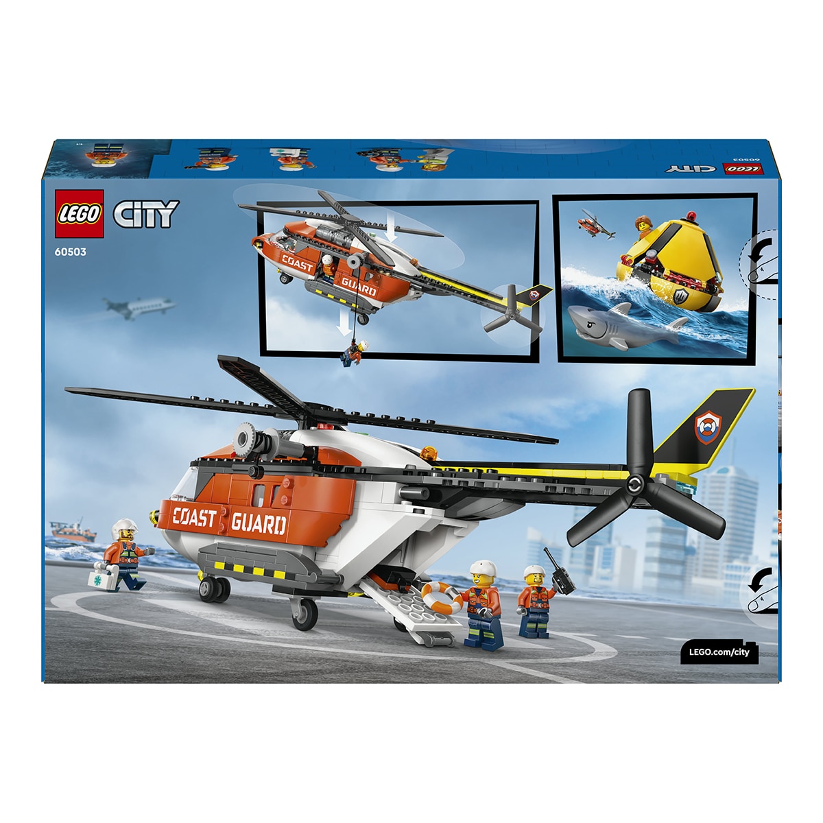 Juego de construcción Helicóptero de Guardacostas LEGO City Exploration - 60503 9