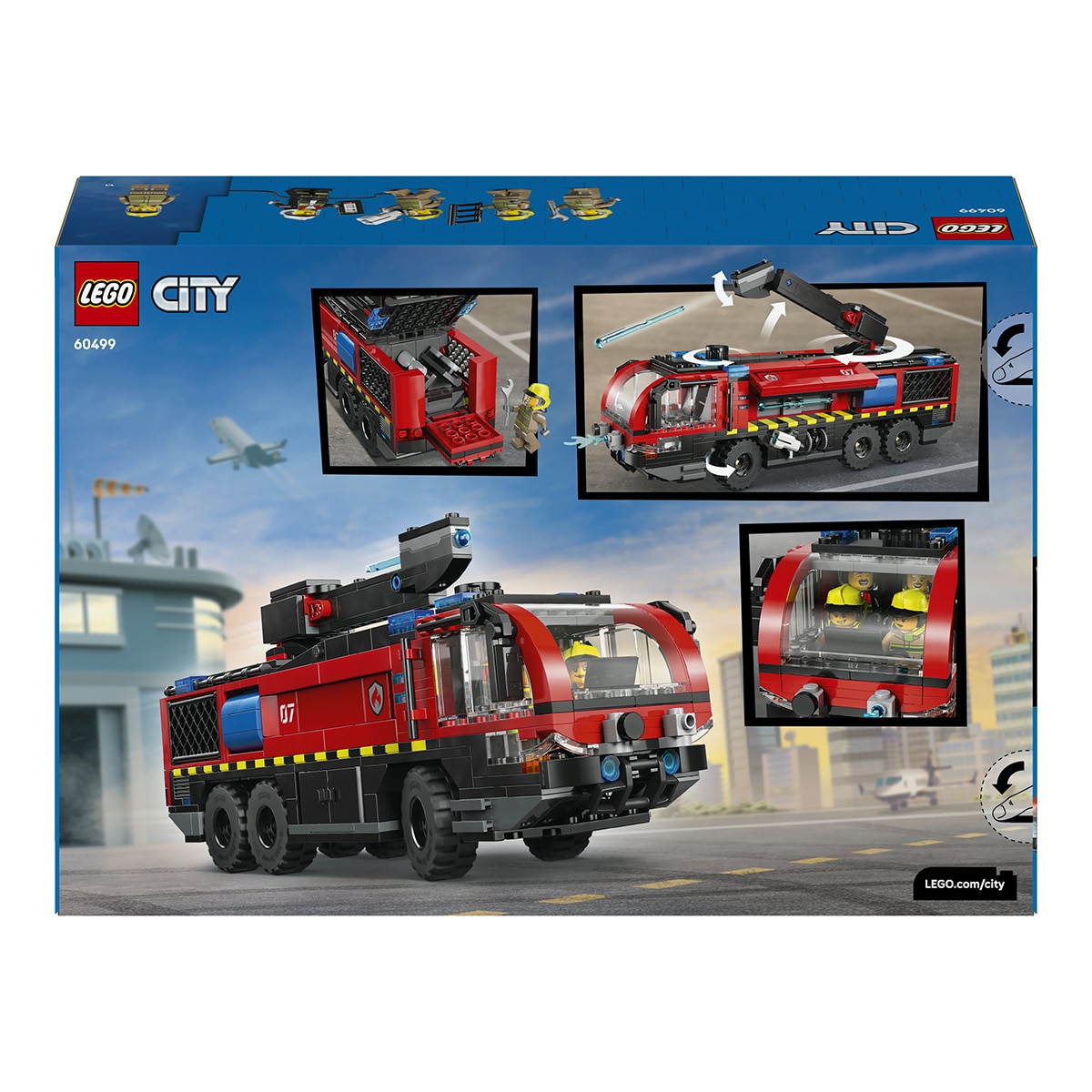 Juego de construcción Camión de Bomberos Aeroportuario LEGO City Fire - 60499 9