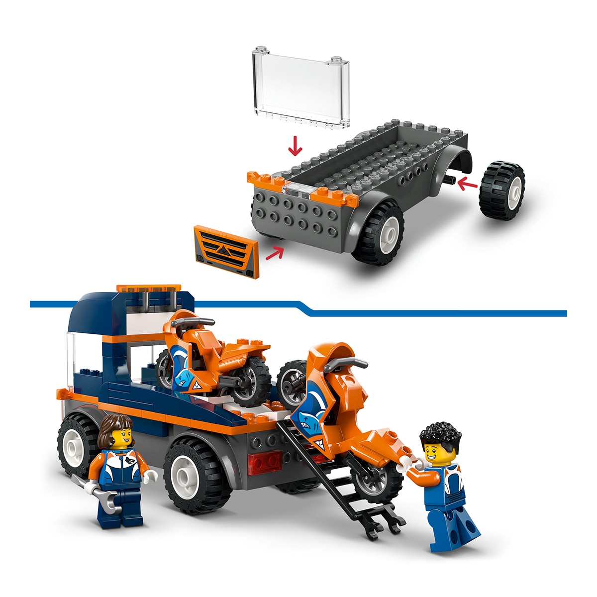 Juego de construcción Camión de Transporte de Motos LEGO City Great Vehicles - 60491 5