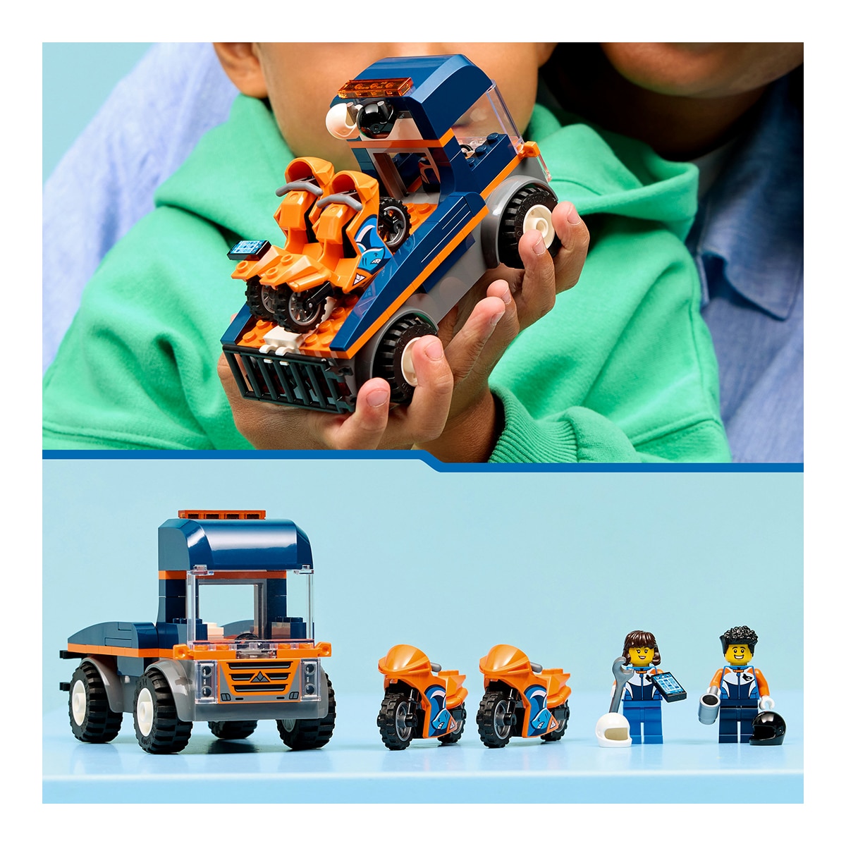 Juego de construcción Camión de Transporte de Motos LEGO City Great Vehicles - 60491 7