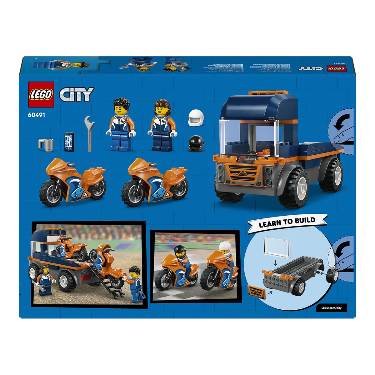Juego de construcción Camión de Transporte de Motos LEGO City Great Vehicles - 60491 9