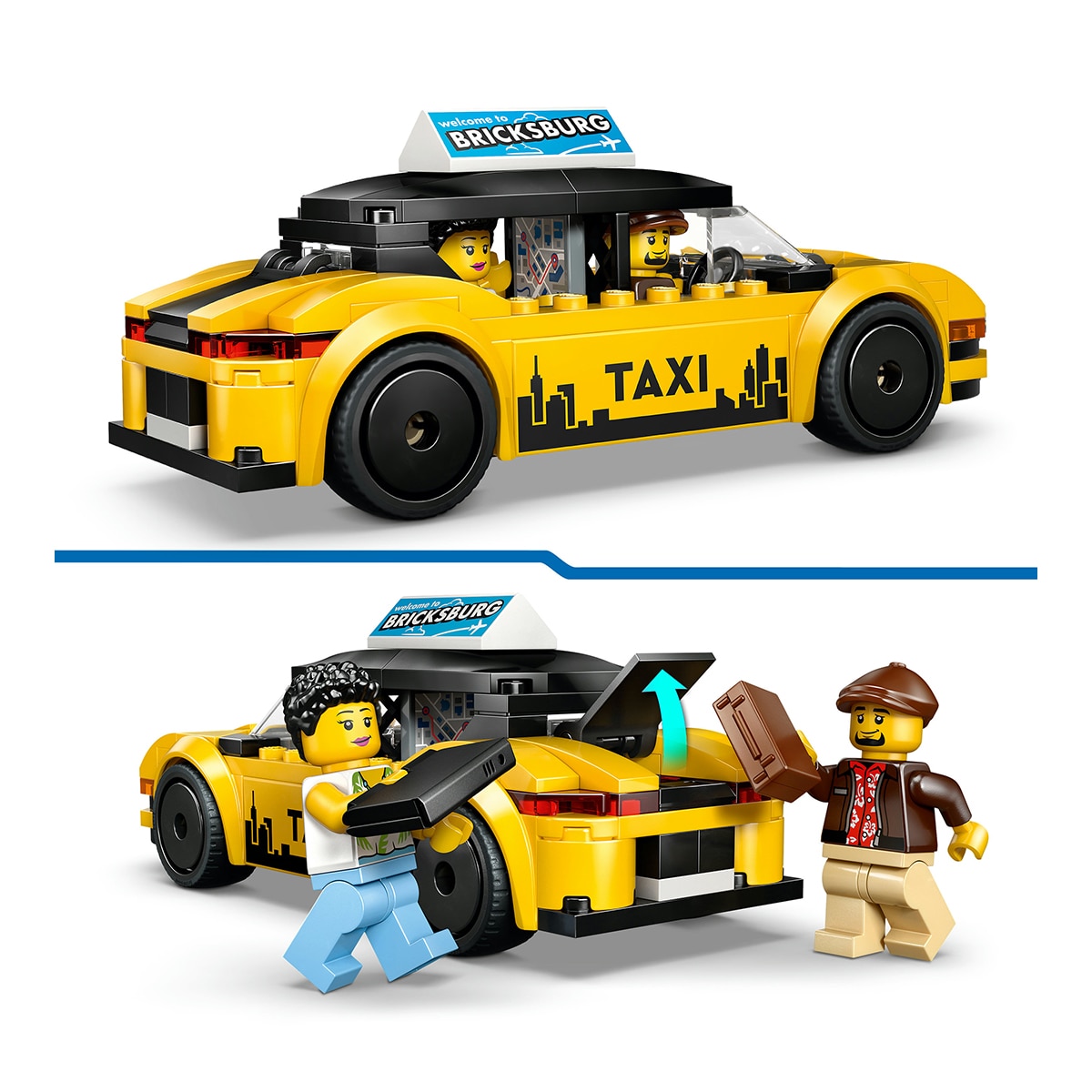 Juego de construcción Taxi Amarillo LEGO City Great Vehicles - 60487 5