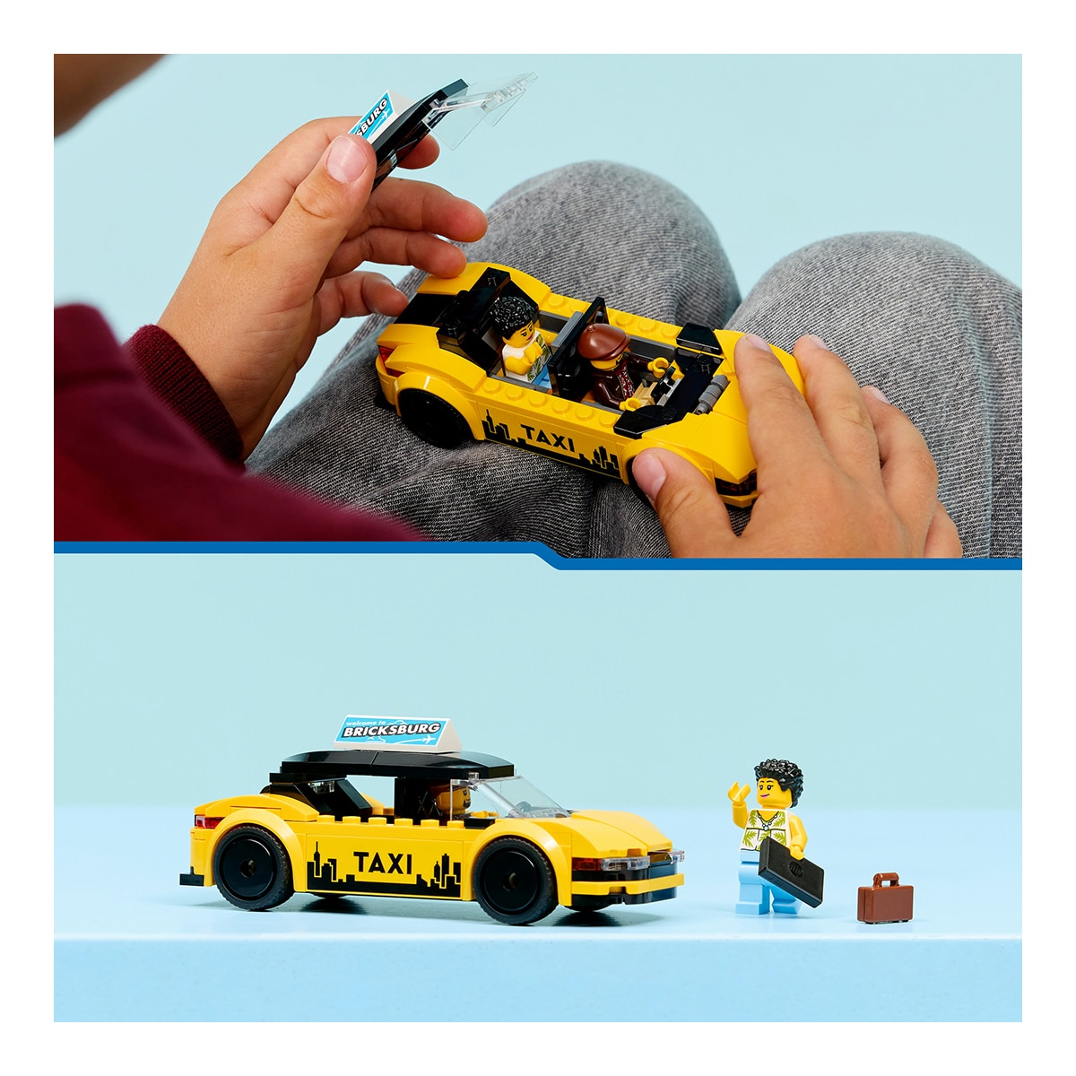 Juego de construcción Taxi Amarillo LEGO City Great Vehicles - 60487 7