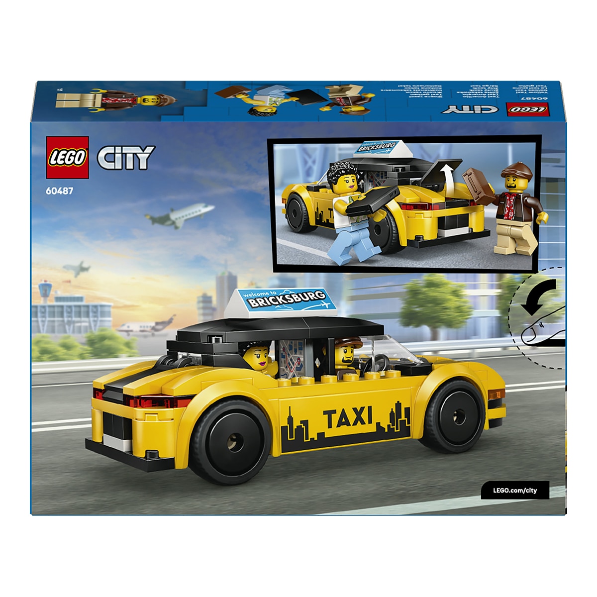 Juego de construcción Taxi Amarillo LEGO City Great Vehicles - 60487 9