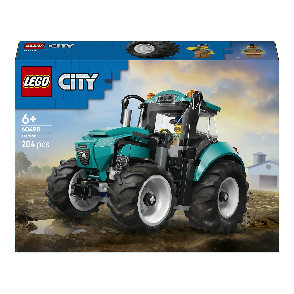 Imagen 0 de Juego de construcción Tractor LEGO City Great Vehicles - 60498