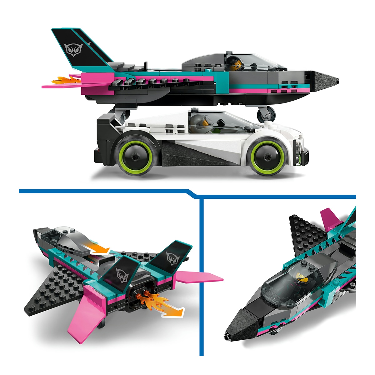 Juego de construcción Jet vs. Coche LEGO City Great Vehicles - 60489 5