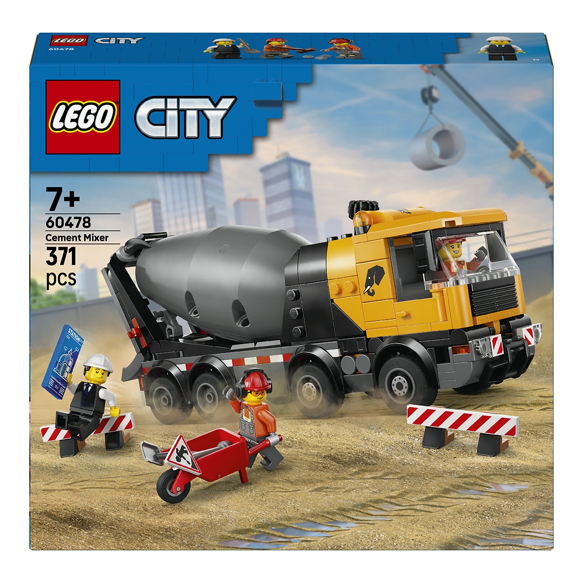 LEGO – Juego de construcción Hormigonera LEGO City Great Vehicles – 60478.