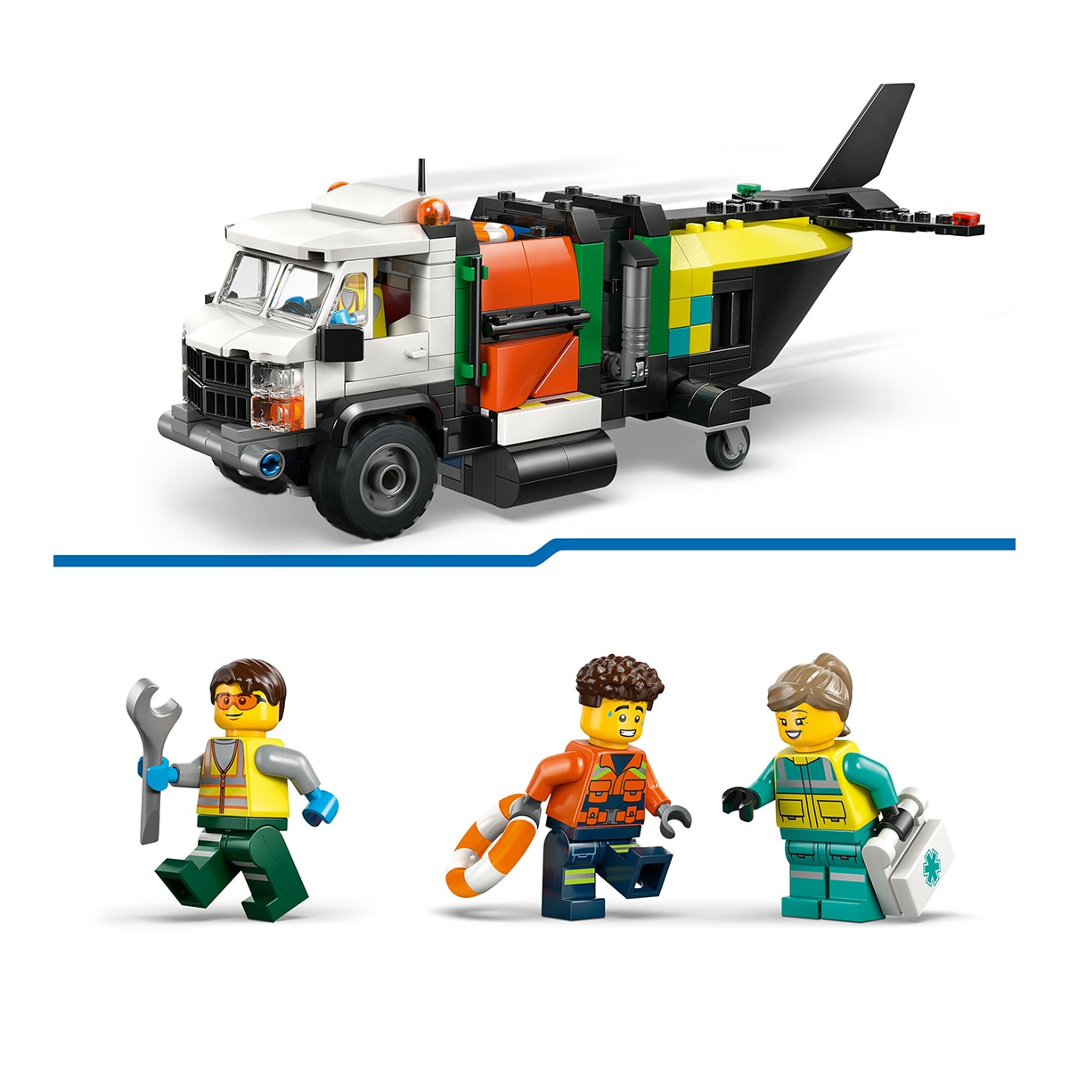 Juego de construcción Remix: Avión, Camión Técnico y Aerodeslizador LEGO City Great Vehicles - 60505 6