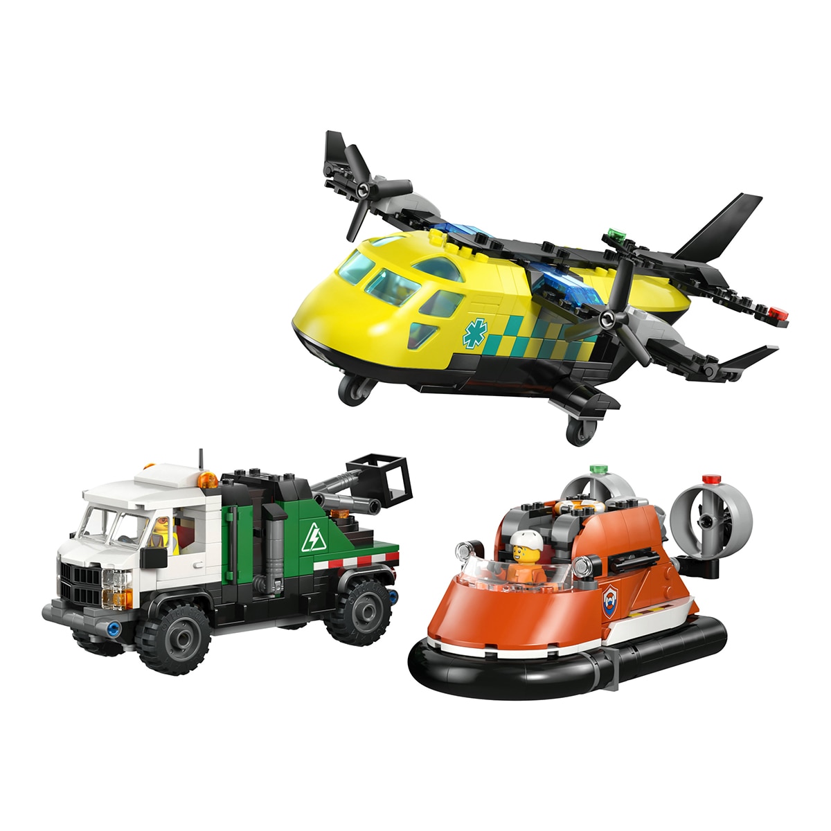 Juego de construcción Remix: Avión, Camión Técnico y Aerodeslizador LEGO City Great Vehicles - 60505 8