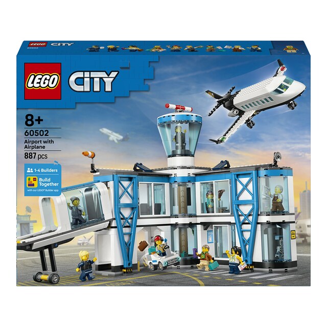 Imagen 0 de Juego de construcción Aeropuerto con Avión LEGO My City - 60502