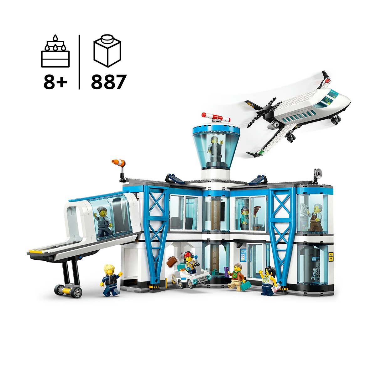 Juego de construcción Aeropuerto con Avión LEGO My City - 60502 4