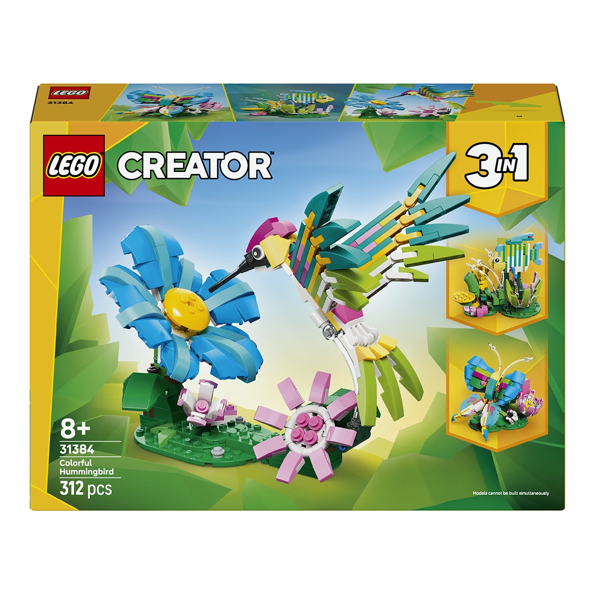 LEGO – Juego de construcción Fauna Salvaje: Colibrí de Colores LEGO Creator – 31384.