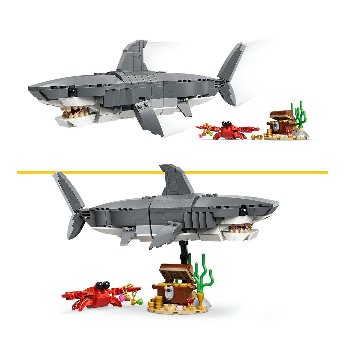 Juego de construcción Feroz Tiburón con Cofre del Tesoro LEGO Creator - 31381 5