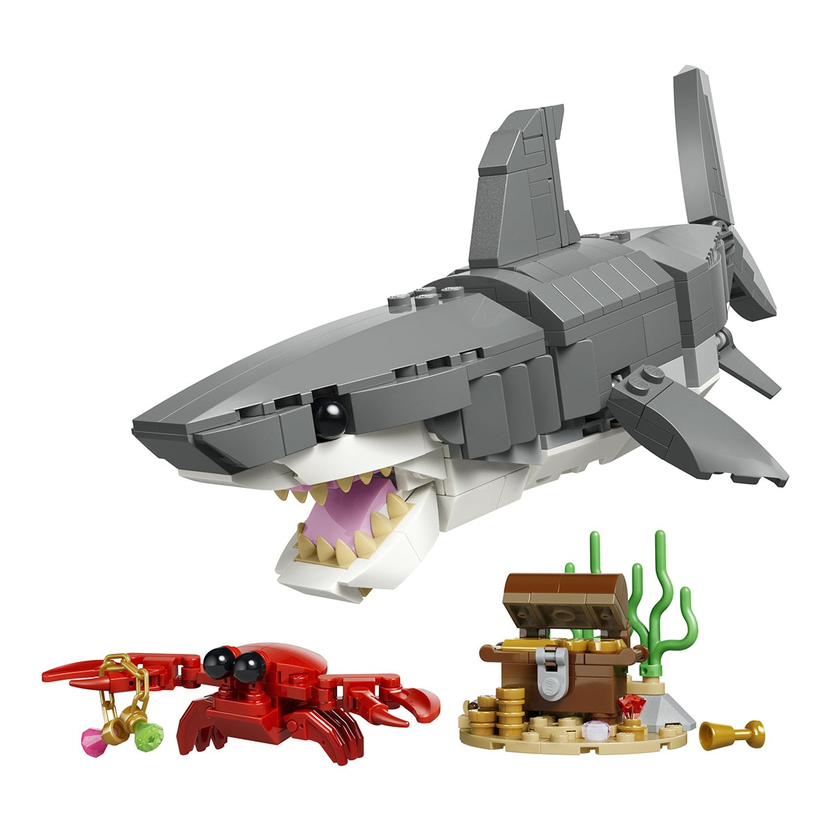 Juego de construcción Feroz Tiburón con Cofre del Tesoro LEGO Creator - 31381 8