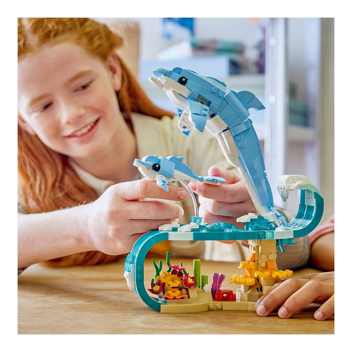 Animais Marinhos: Golfinhos Encantadores Lego Creator 3