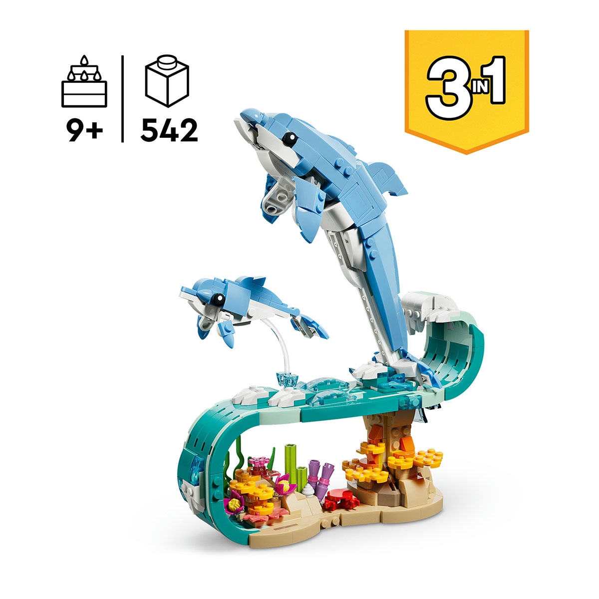 Animais Marinhos: Golfinhos Encantadores Lego Creator 4