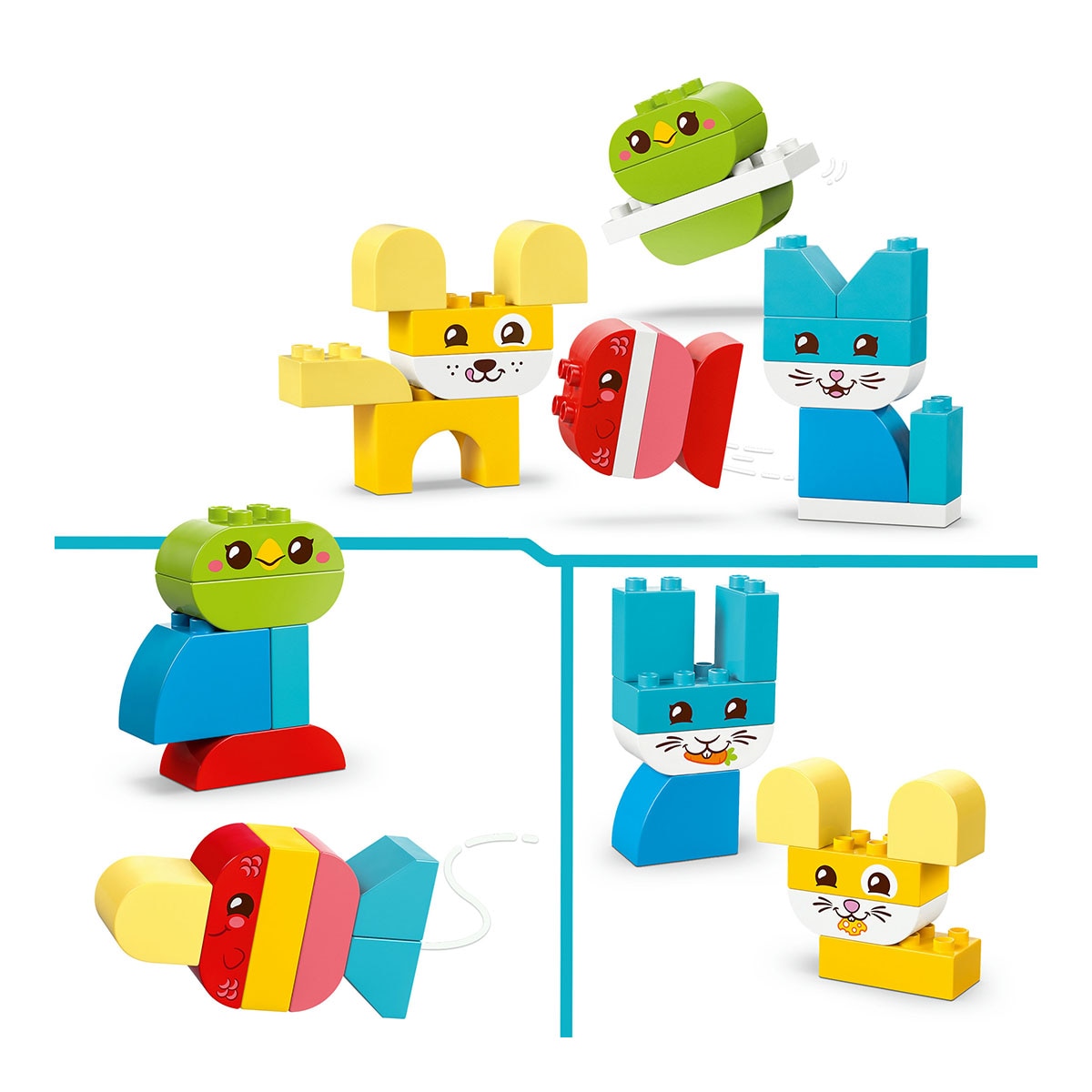 Juego de construcción Simpáticas Mascotas Creativas “3 en 1” LEGO DUPLO My First - 10477 5