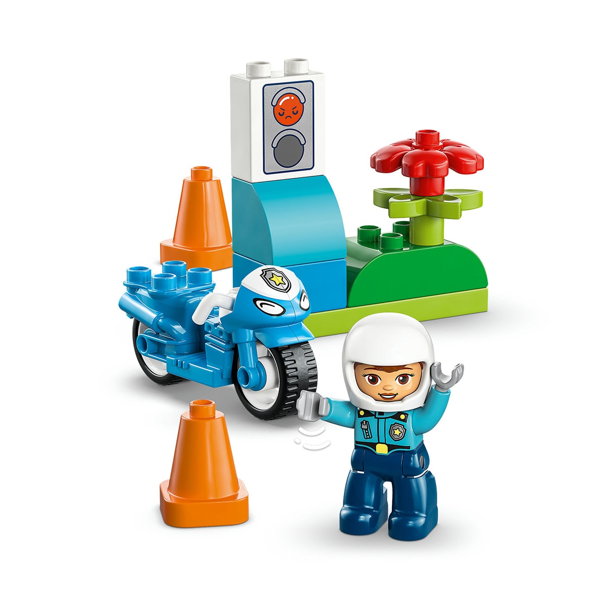 Juego de construcción Moto de Policía Azul LEGO DUPLO Town - 10471 6