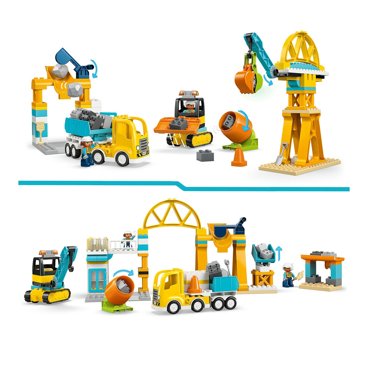 Juego de construcción Obra y Vehículos de Construcción “3 en 1” LEGO DUPLO Town - 10476 5