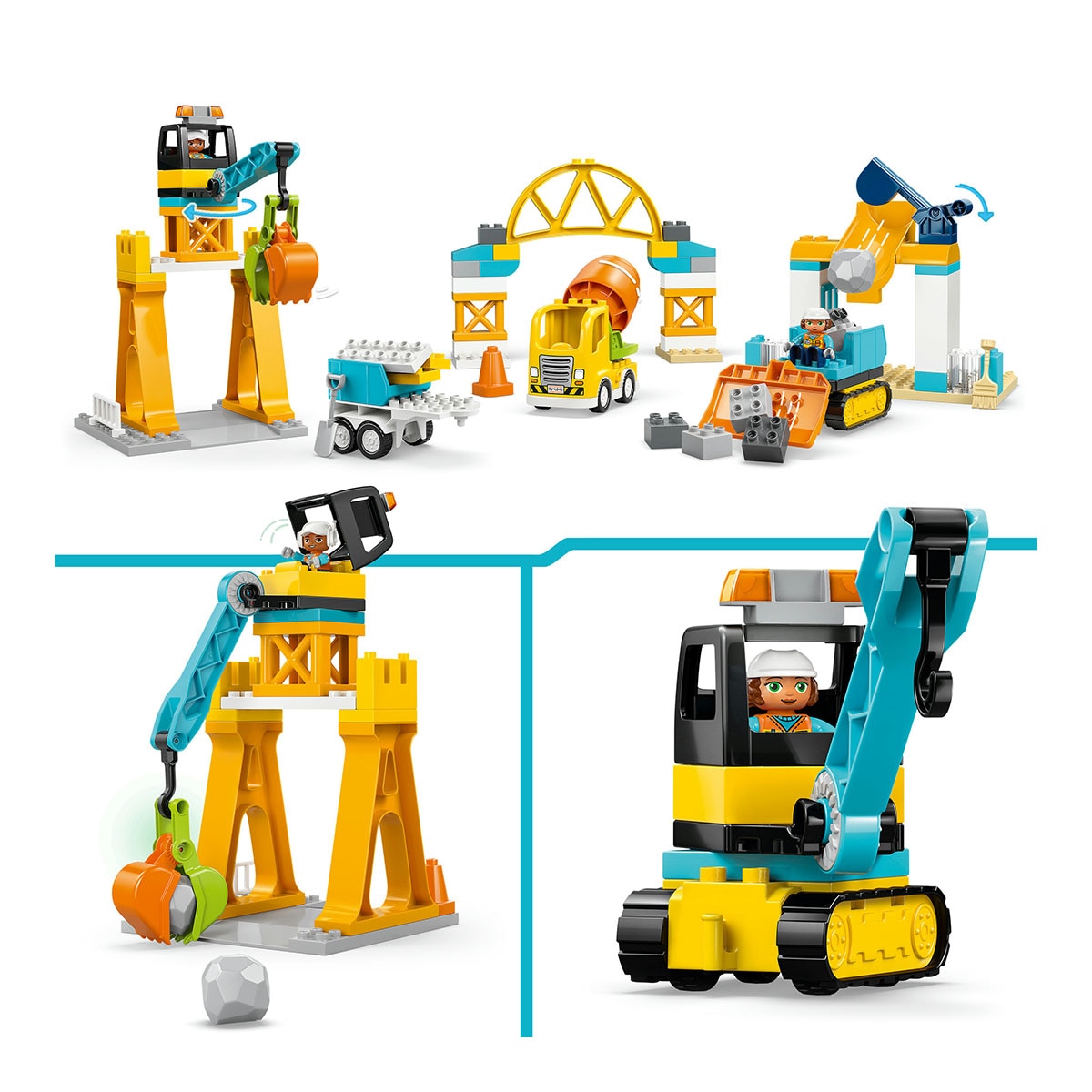 Juego de construcción Obra y Vehículos de Construcción “3 en 1” LEGO DUPLO Town - 10476 6