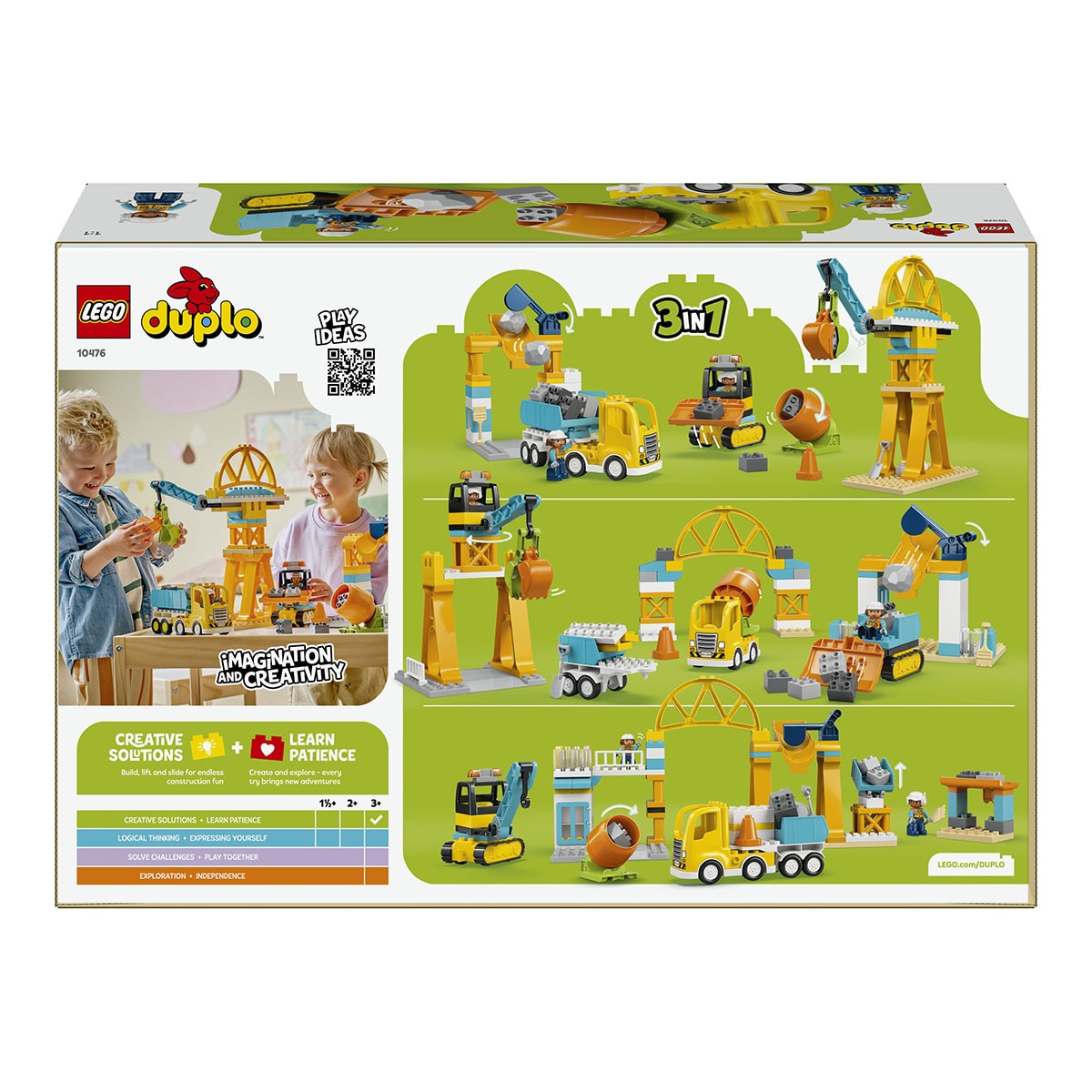 Juego de construcción Obra y Vehículos de Construcción “3 en 1” LEGO DUPLO Town - 10476 9
