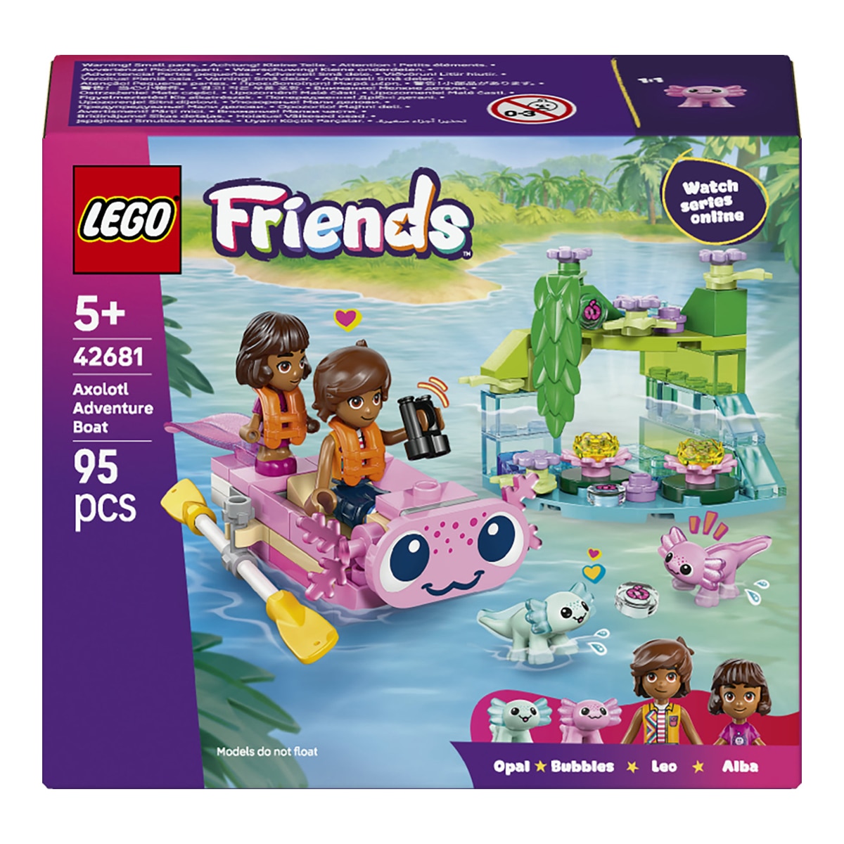 Imagen 0 de Juego de construcción Aventuras en el Barco-Ajolote LEGO Friends - 42681