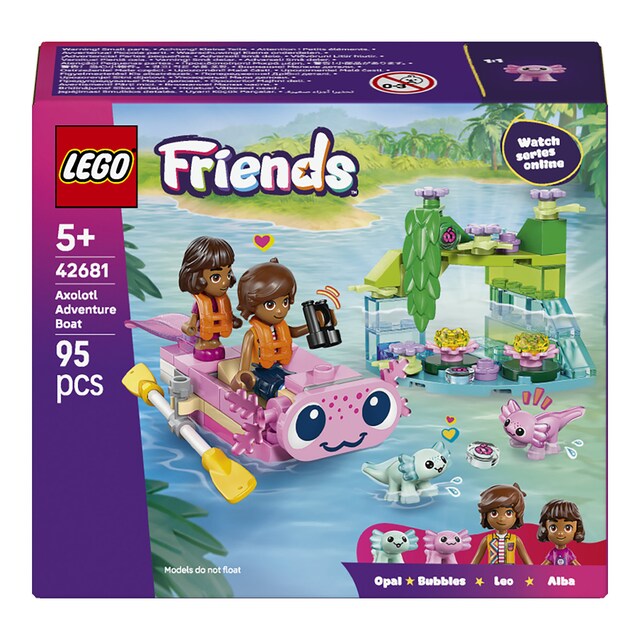 Imagen 0 de Juego de construcción Aventuras en el Barco-Ajolote LEGO Friends - 42681