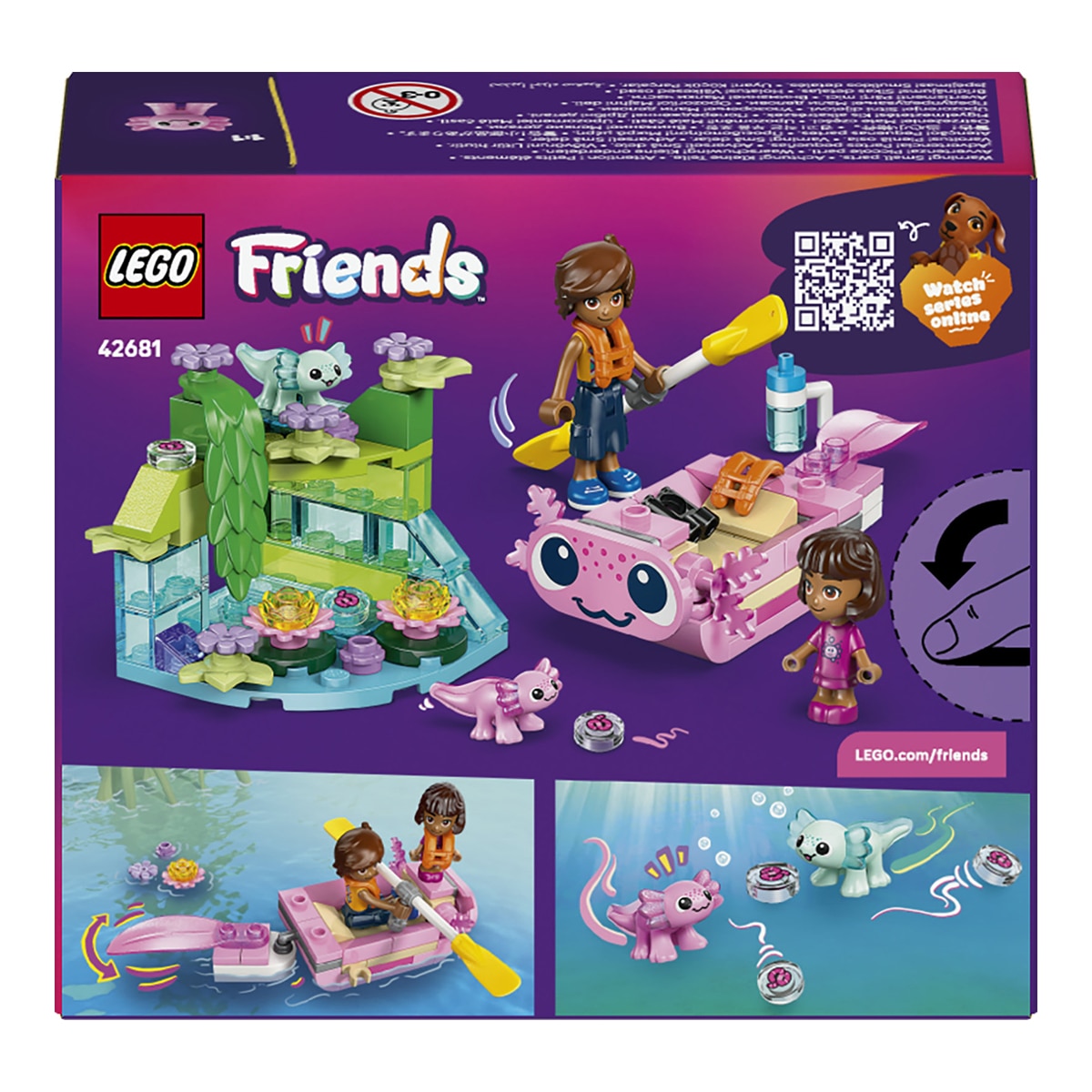 Juego de construcción Aventuras en el Barco-Ajolote LEGO Friends - 42681 9