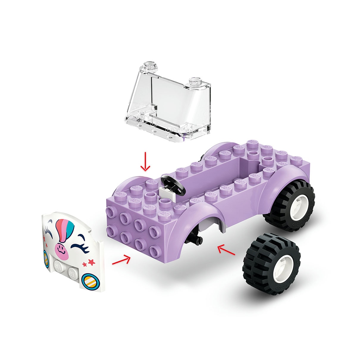 Juego de construcción Coche-Unicornio de Reparto de Pasteles LEGO Friends - 42675 5