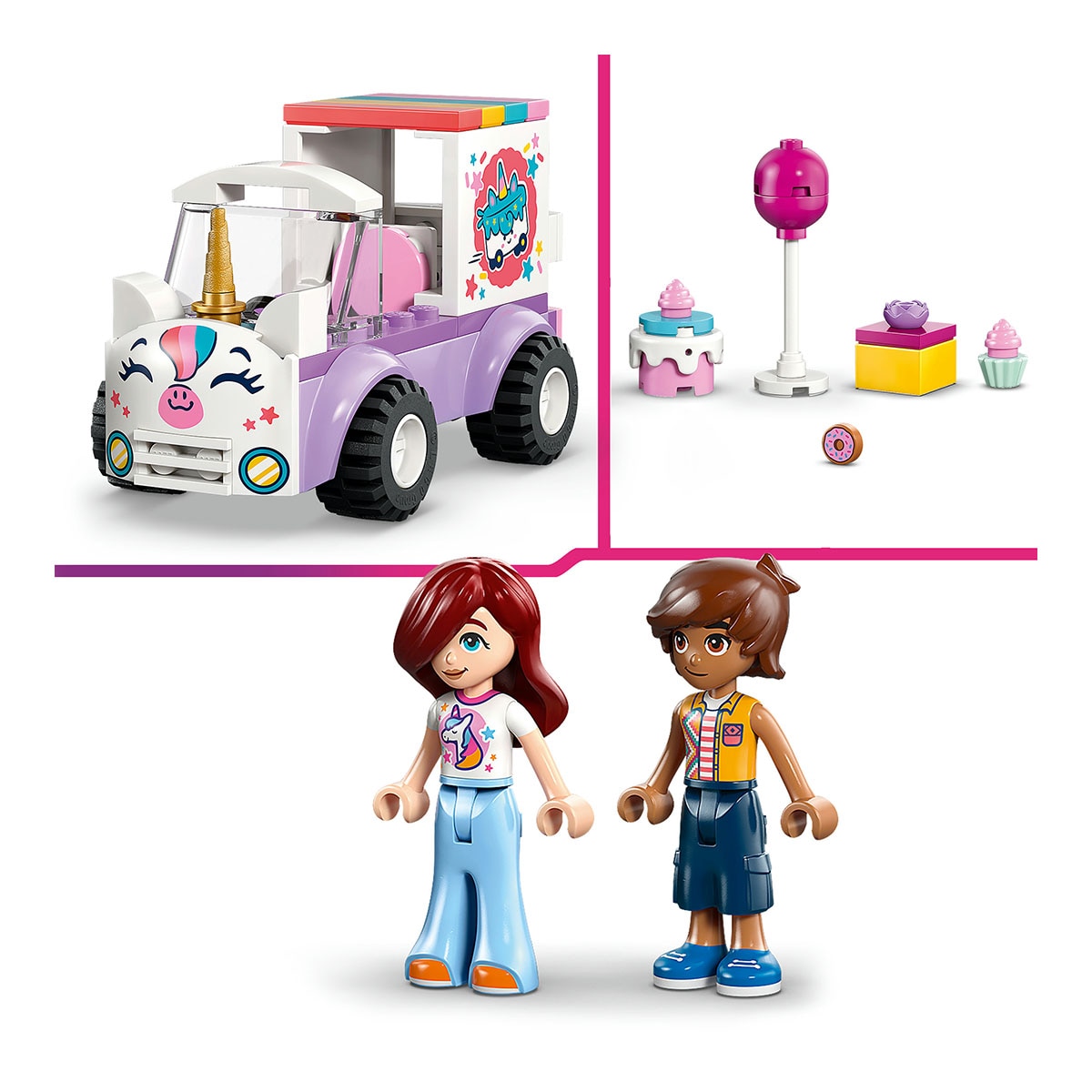 Juego de construcción Coche-Unicornio de Reparto de Pasteles LEGO Friends - 42675 6