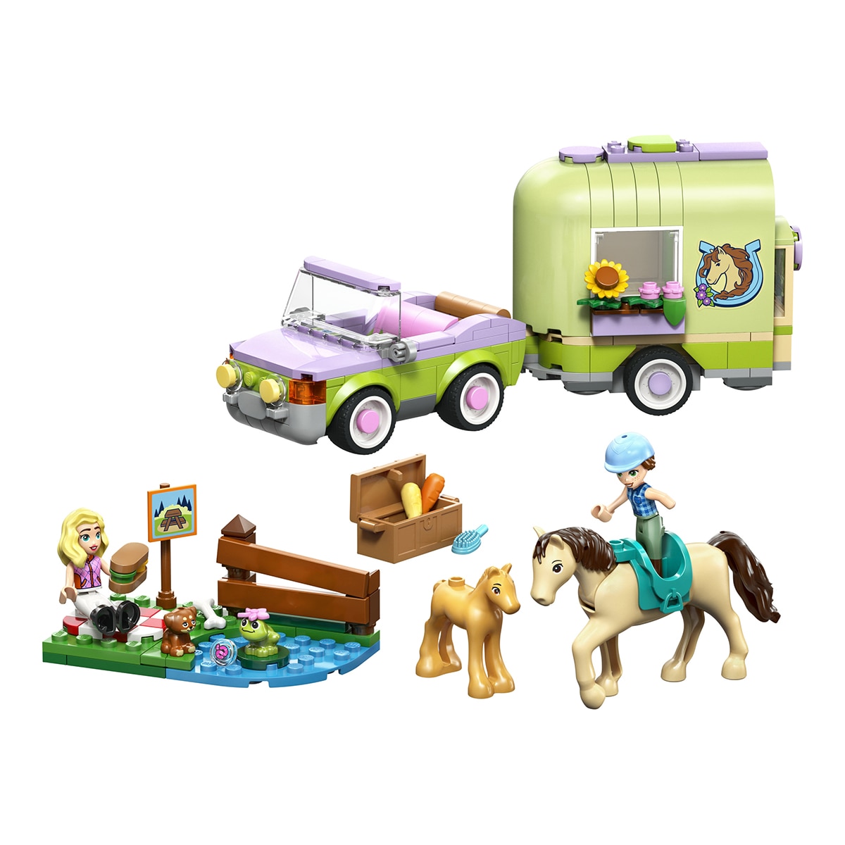 Juego de construcción Remolque para Caballo y Potrillo LEGO Friends - 42695 8