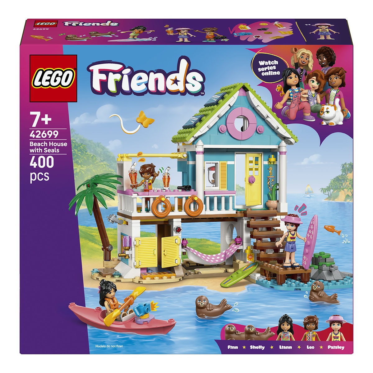 LEGO – Juego de construcción Casa en la Playa con Focas LEGO Friends – 42699.