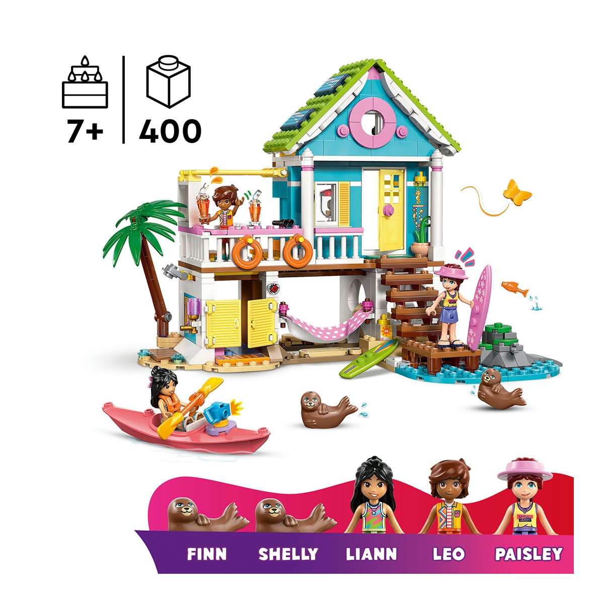 Juego de construcción Casa en la Playa con Focas LEGO Friends - 42699 4