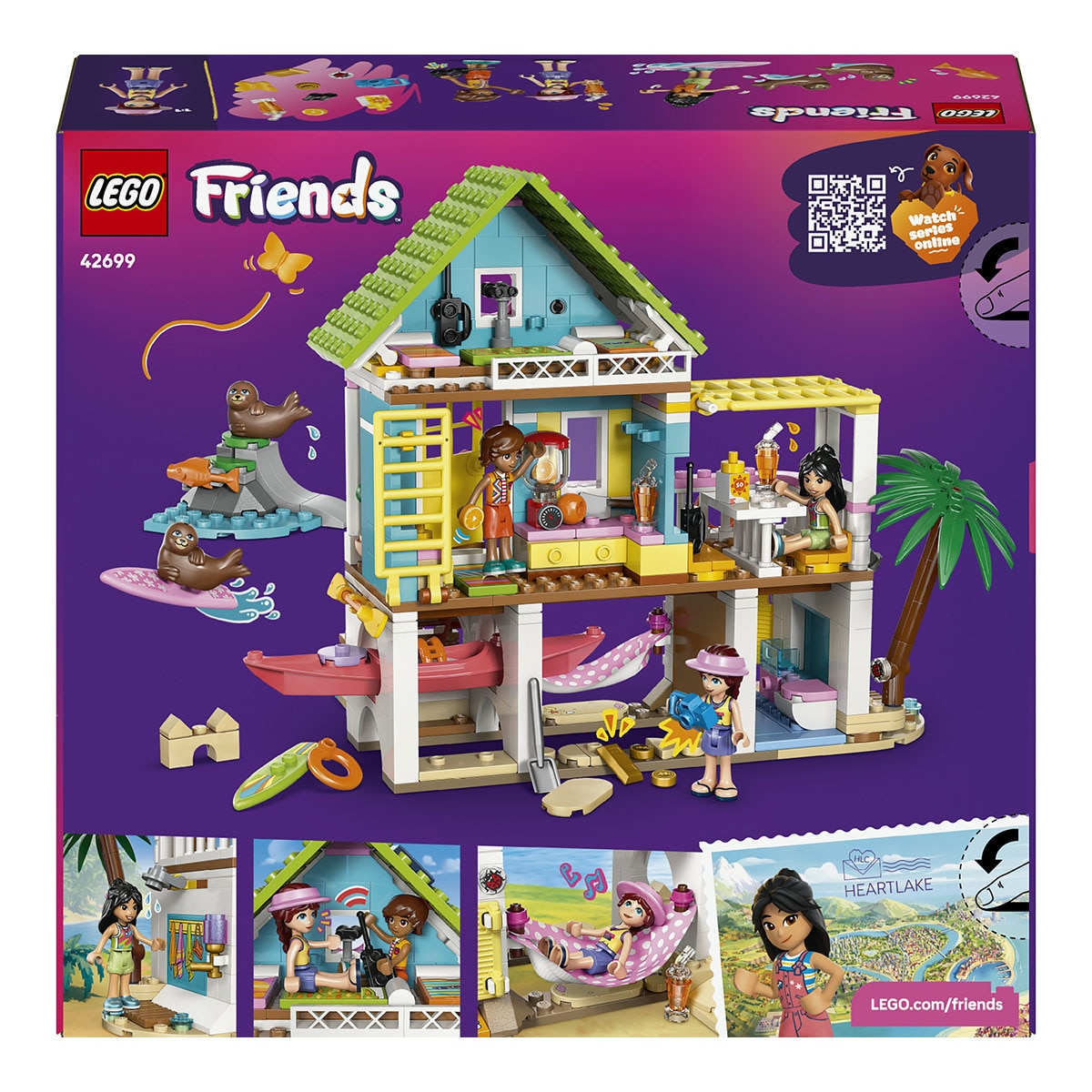 Juego de construcción Casa en la Playa con Focas LEGO Friends - 42699 9