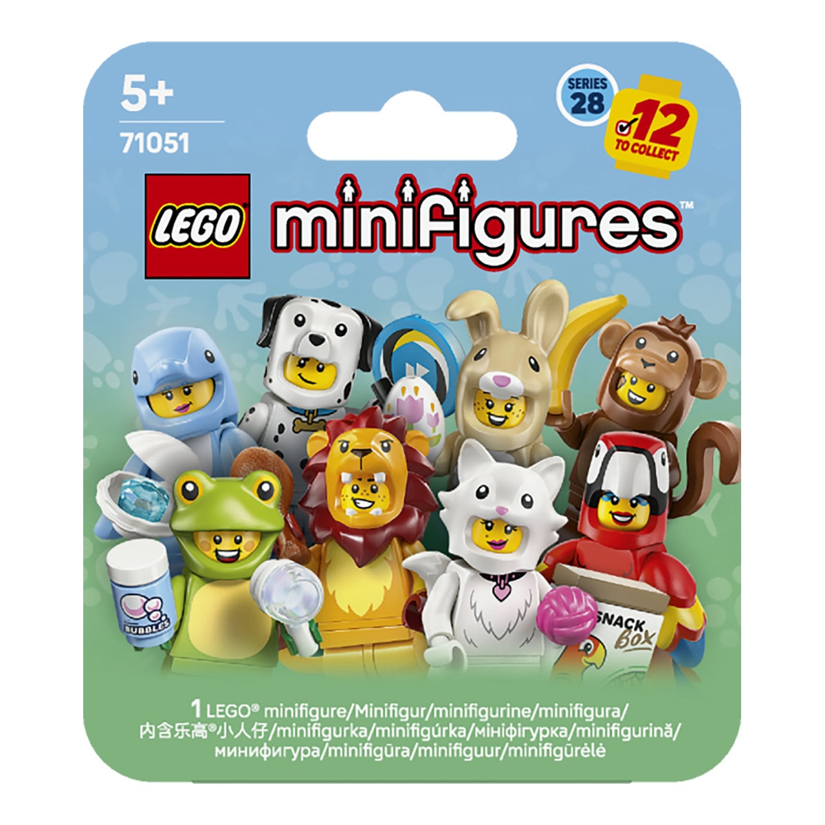 Imagen 0 de Juego de construcción 28.ª Edición: Animales LEGO Minifigures - 71051