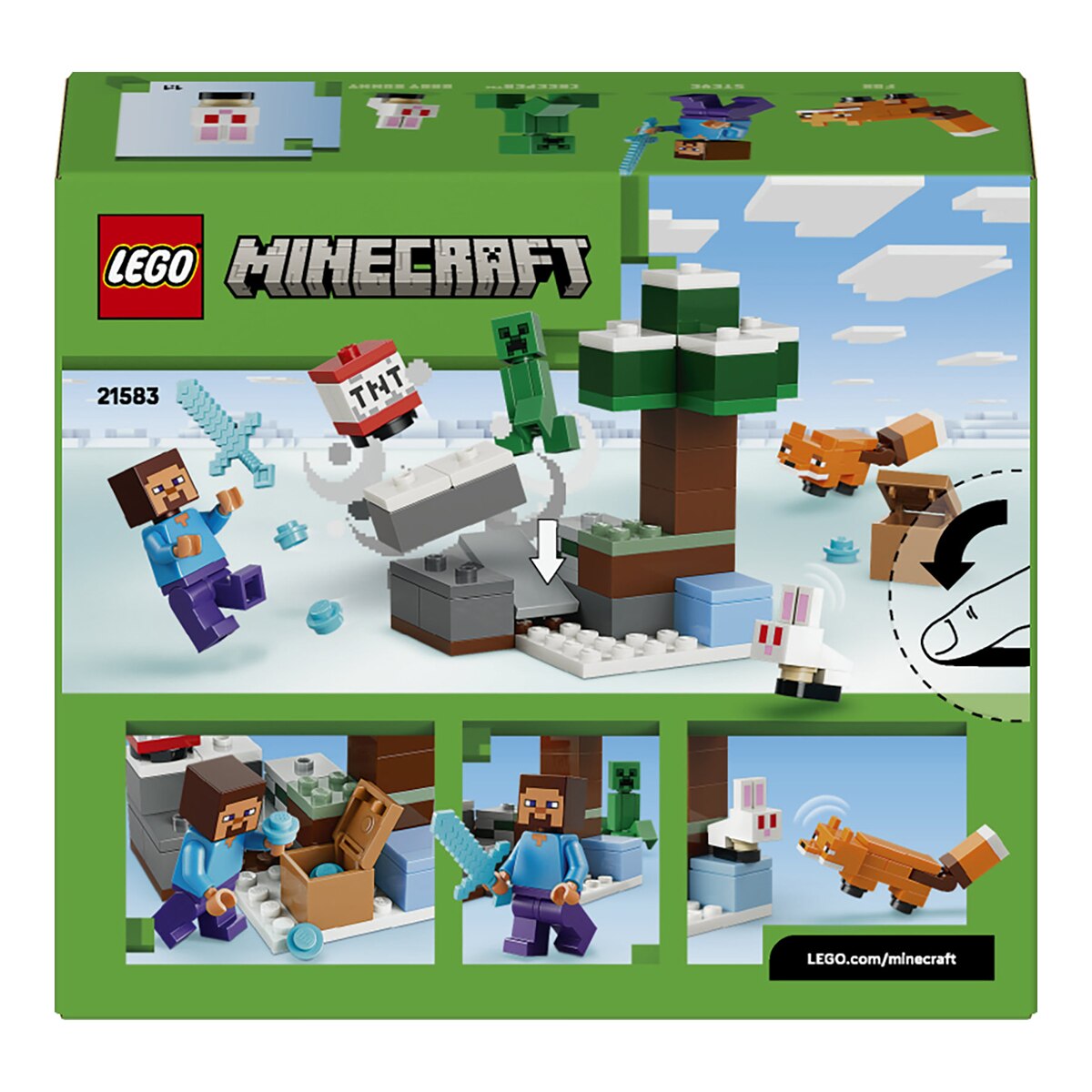 Juego de construcción La Aventura de Steve en la Taiga LEGO Minecraft - 21583 4