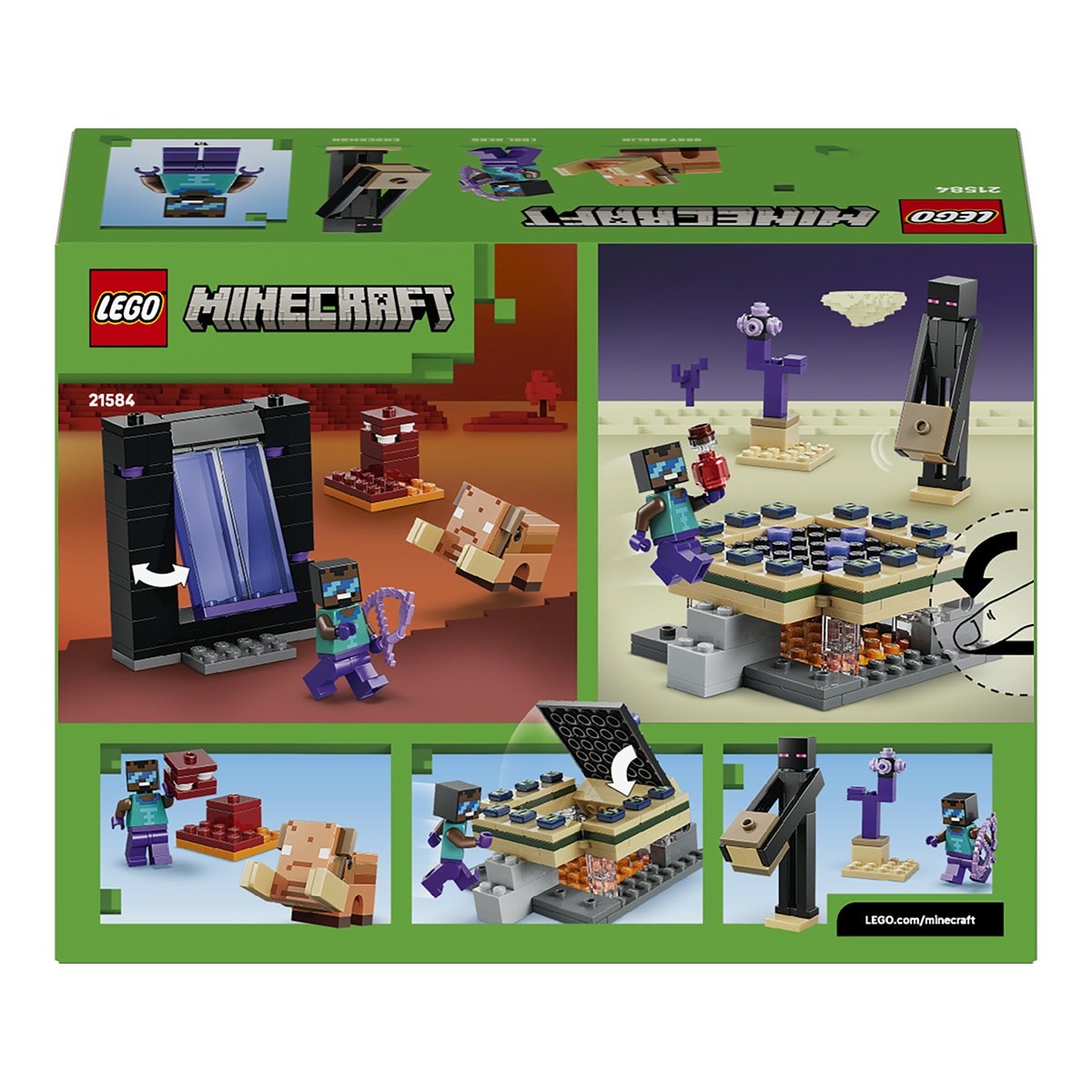 Juego de construcción El Viaje por el Nether y el Portal al End LEGO Minecraft - 21584 9