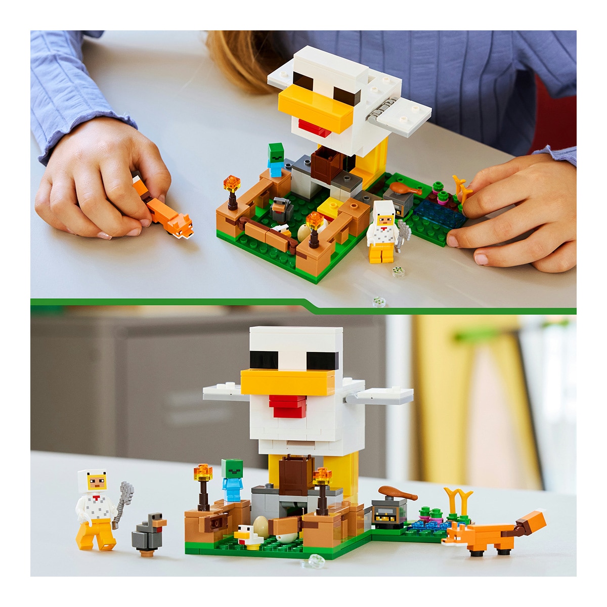 Juego de construcción La Granja de Gallinas LEGO Minecraft - 21585 6