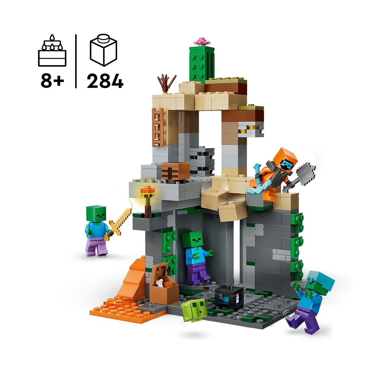 LEGO® Minecraft® Masmorra de Zombies 4