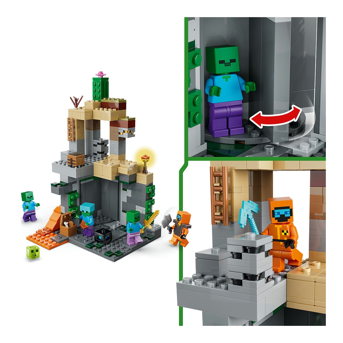 LEGO® Minecraft® Masmorra de Zombies 5