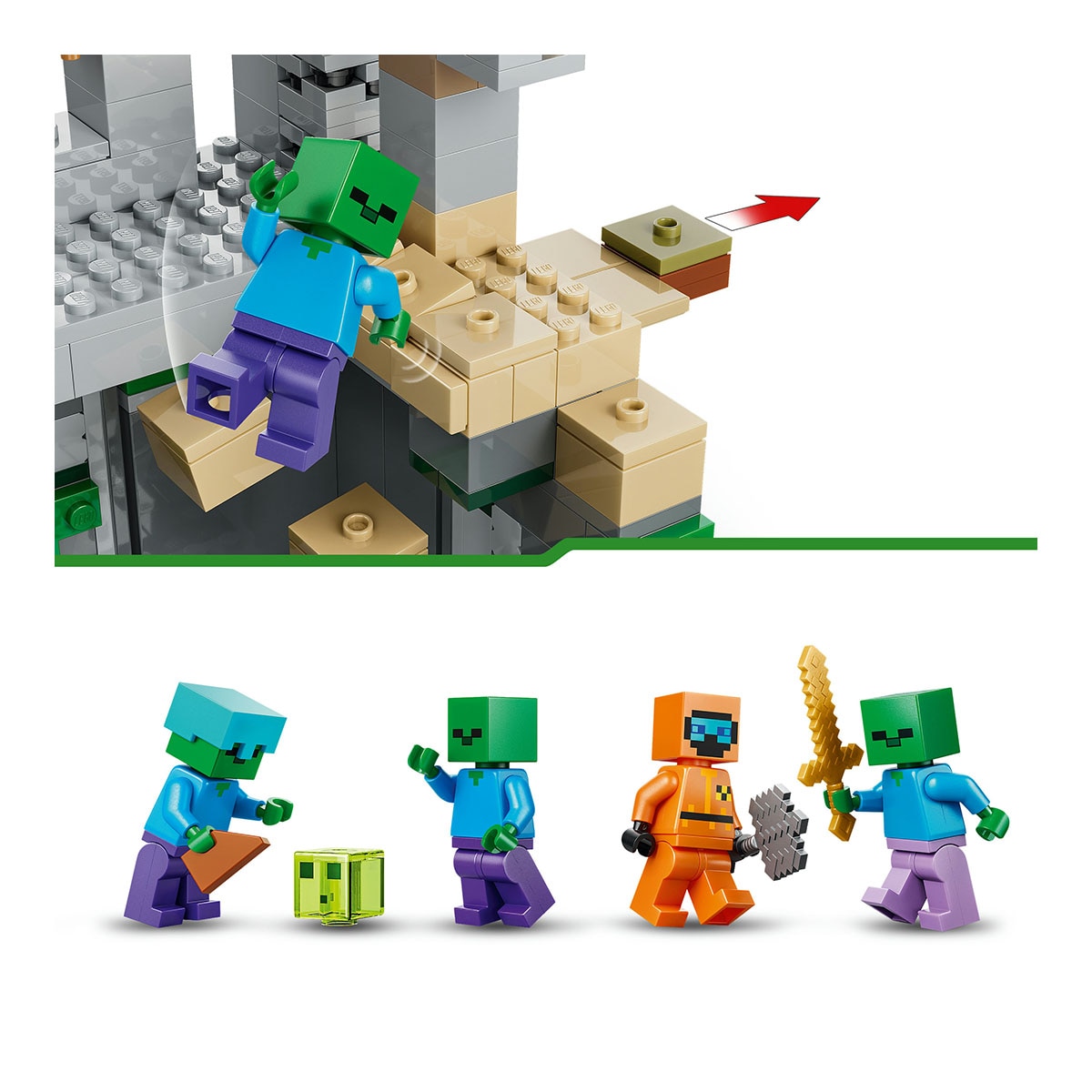 LEGO® Minecraft® Masmorra de Zombies 6