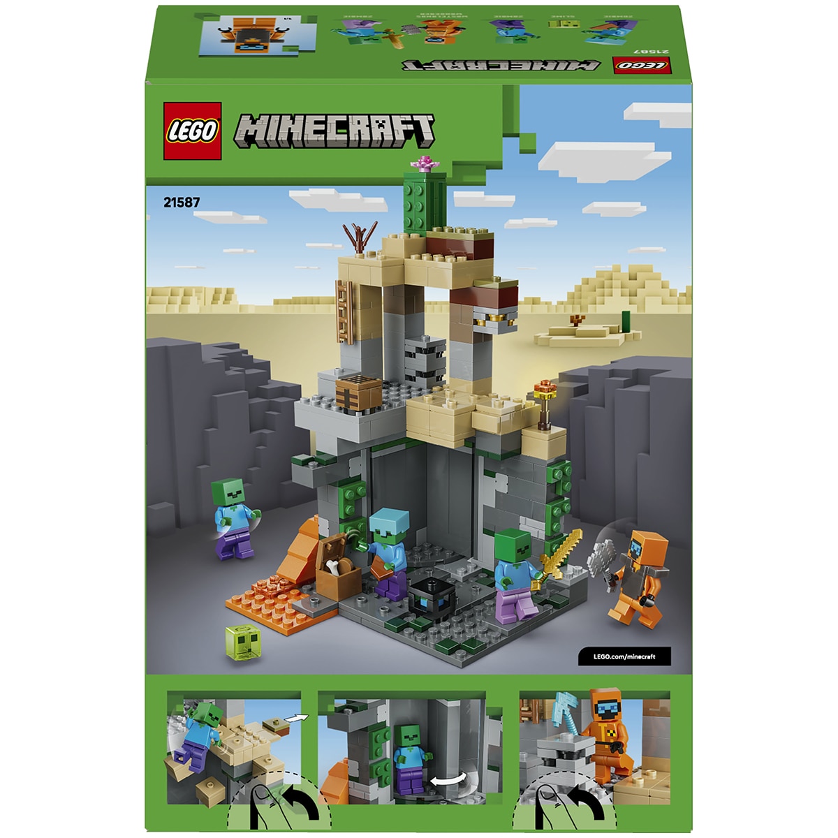 LEGO® Minecraft® Masmorra de Zombies 9