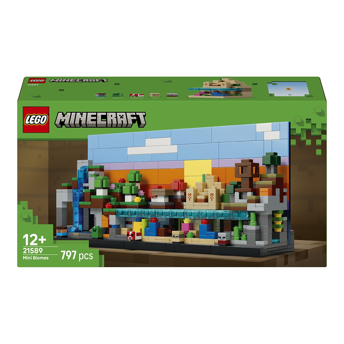 Imagen 0 de Juego de construcción Minibiomas LEGO Minecraft - 21589