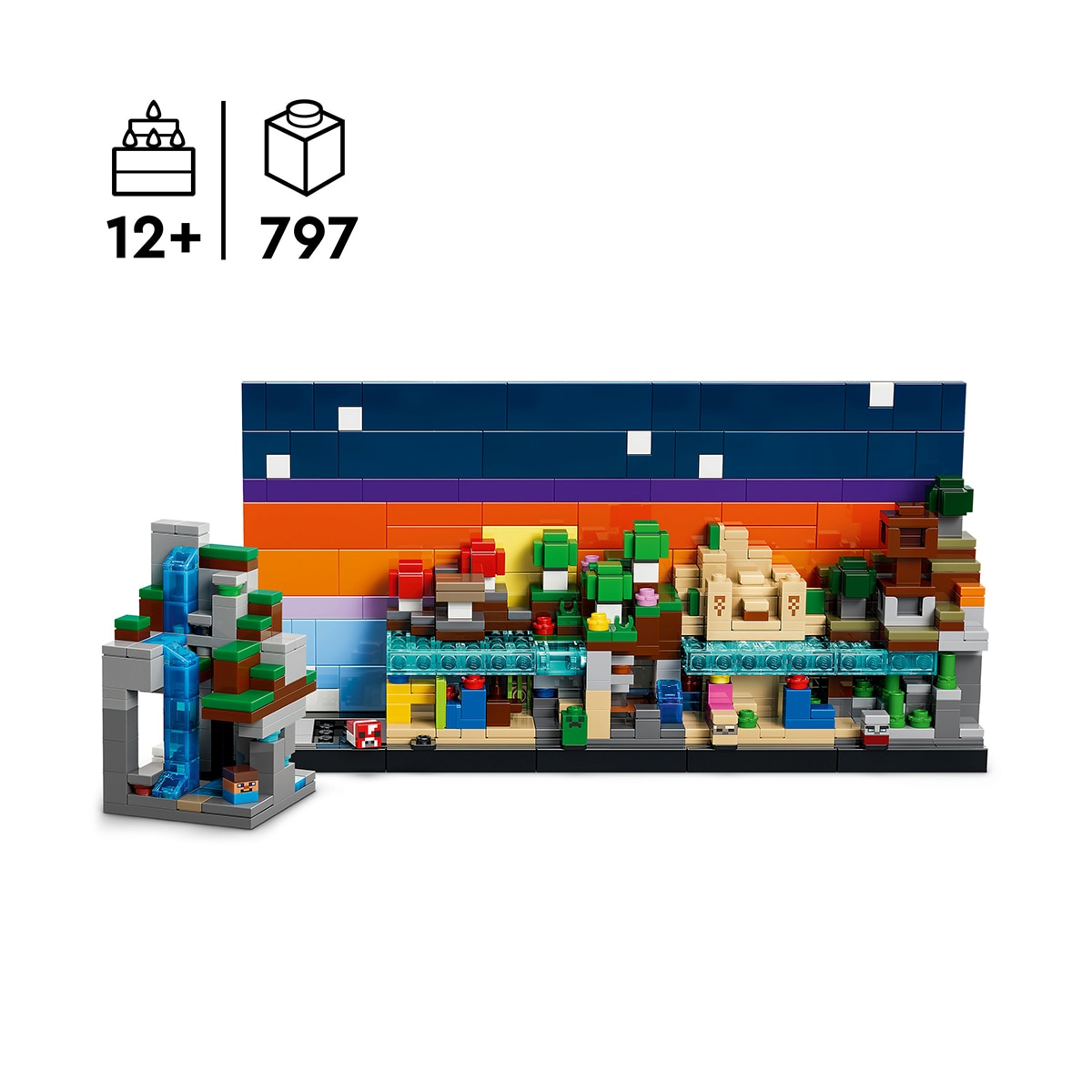 Juego de construcción Minibiomas LEGO Minecraft - 21589 4