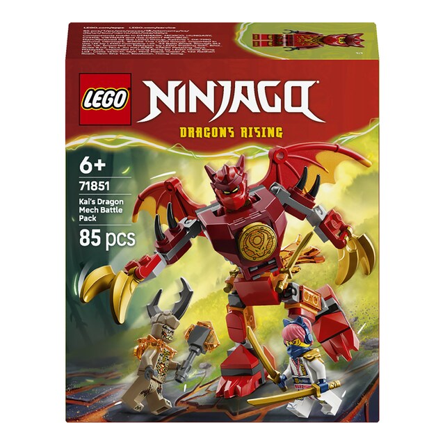 Imagen 0 de Juego de construcción Pack de Combate: Meca Dragón de Kai LEGO Ninjago - 71851