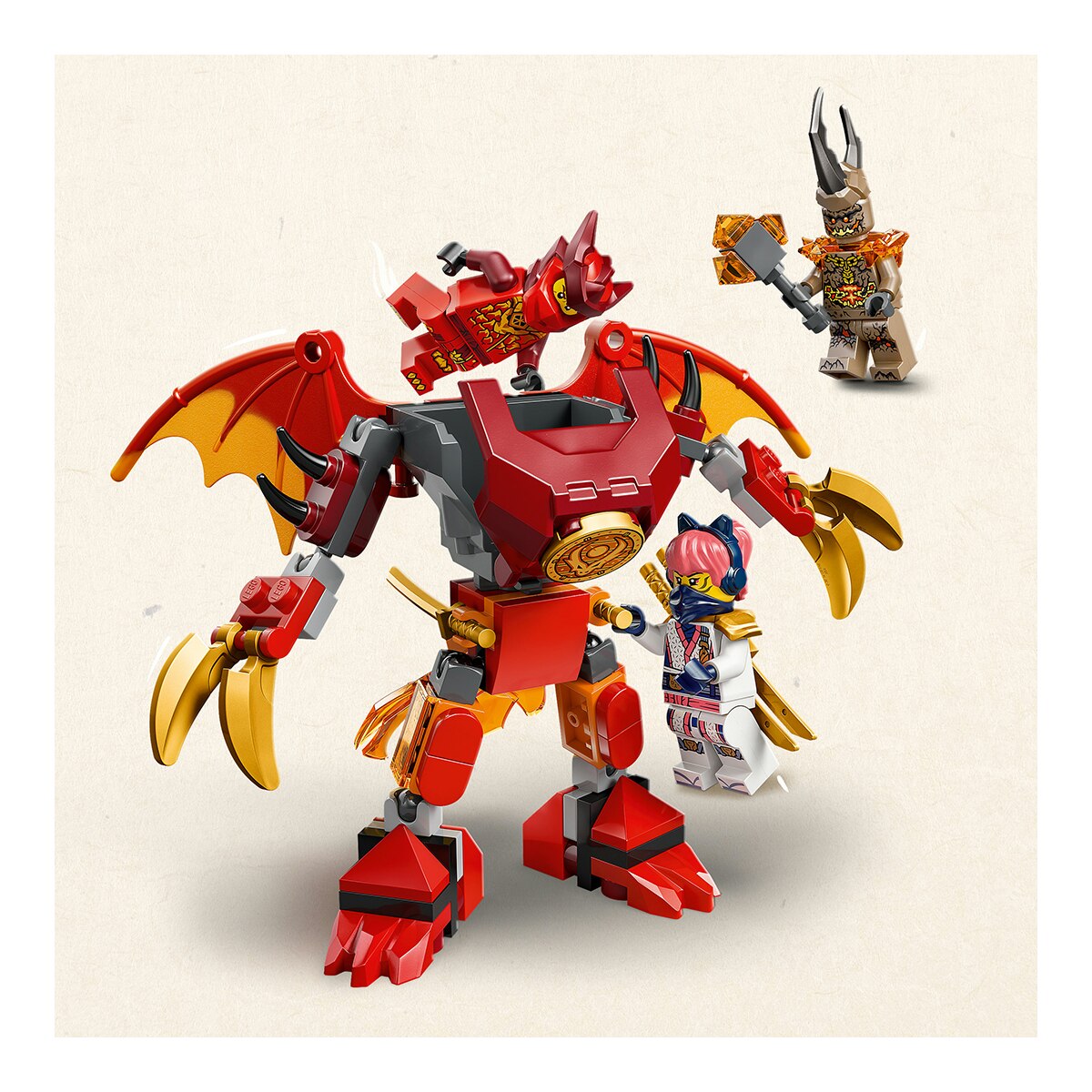 Juego de construcción Pack de Combate: Meca Dragón de Kai LEGO Ninjago - 71851 5