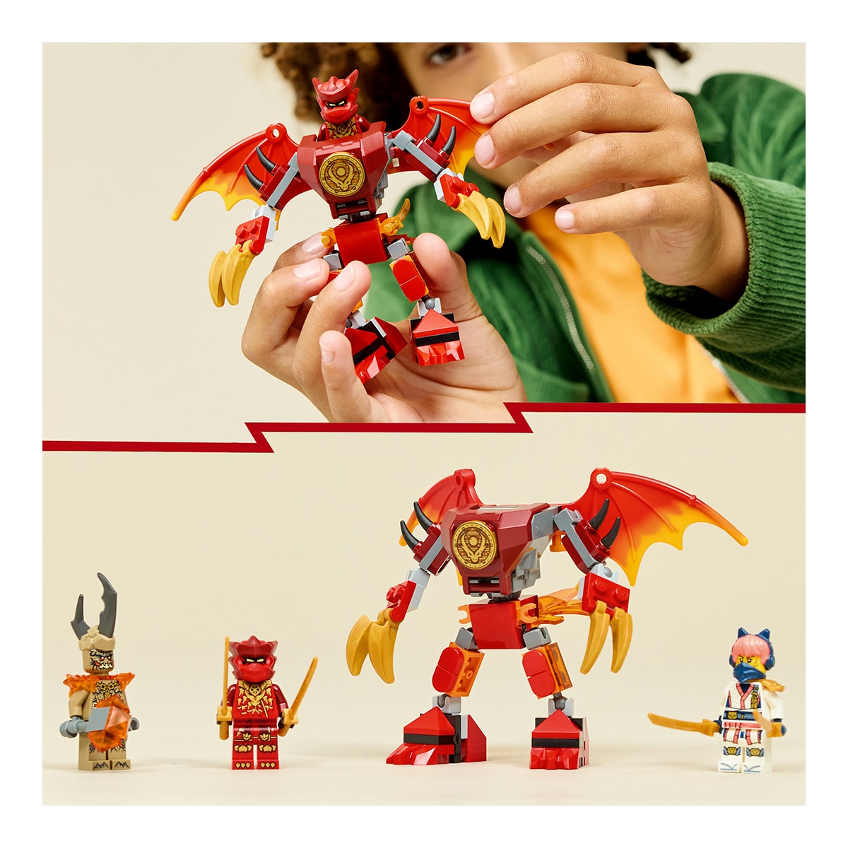 Juego de construcción Pack de Combate: Meca Dragón de Kai LEGO Ninjago - 71851 7