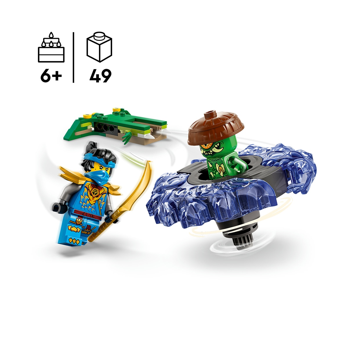 Juego de construcción Nya vs. Spinner del Monstruo Mutante LEGO Ninjago - 71849 4